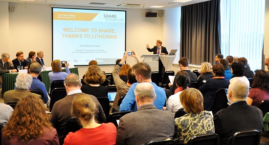 EU-Commissioner Vytenis Andriukaitis visiting SHARE meeting